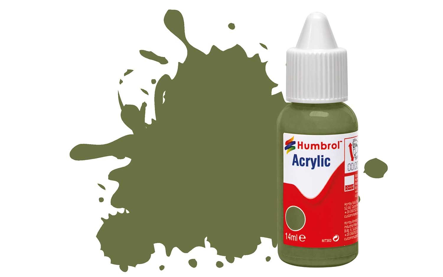 Humbrol Acrylic: 80 - Grass Green - Matt – (14ml)