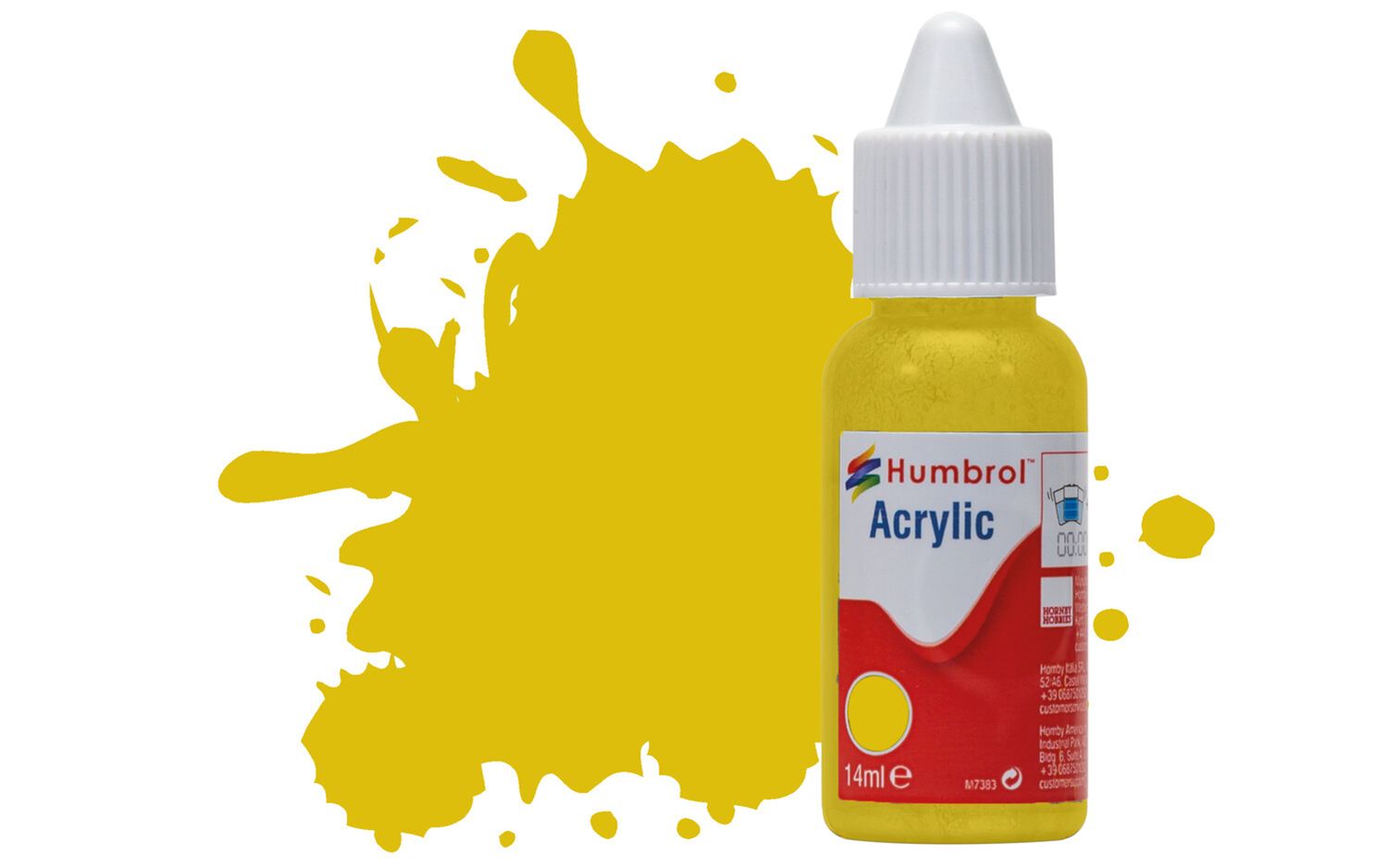 Humbrol Acrylic: 81 - Pale Yellow - Matt – (14ml)