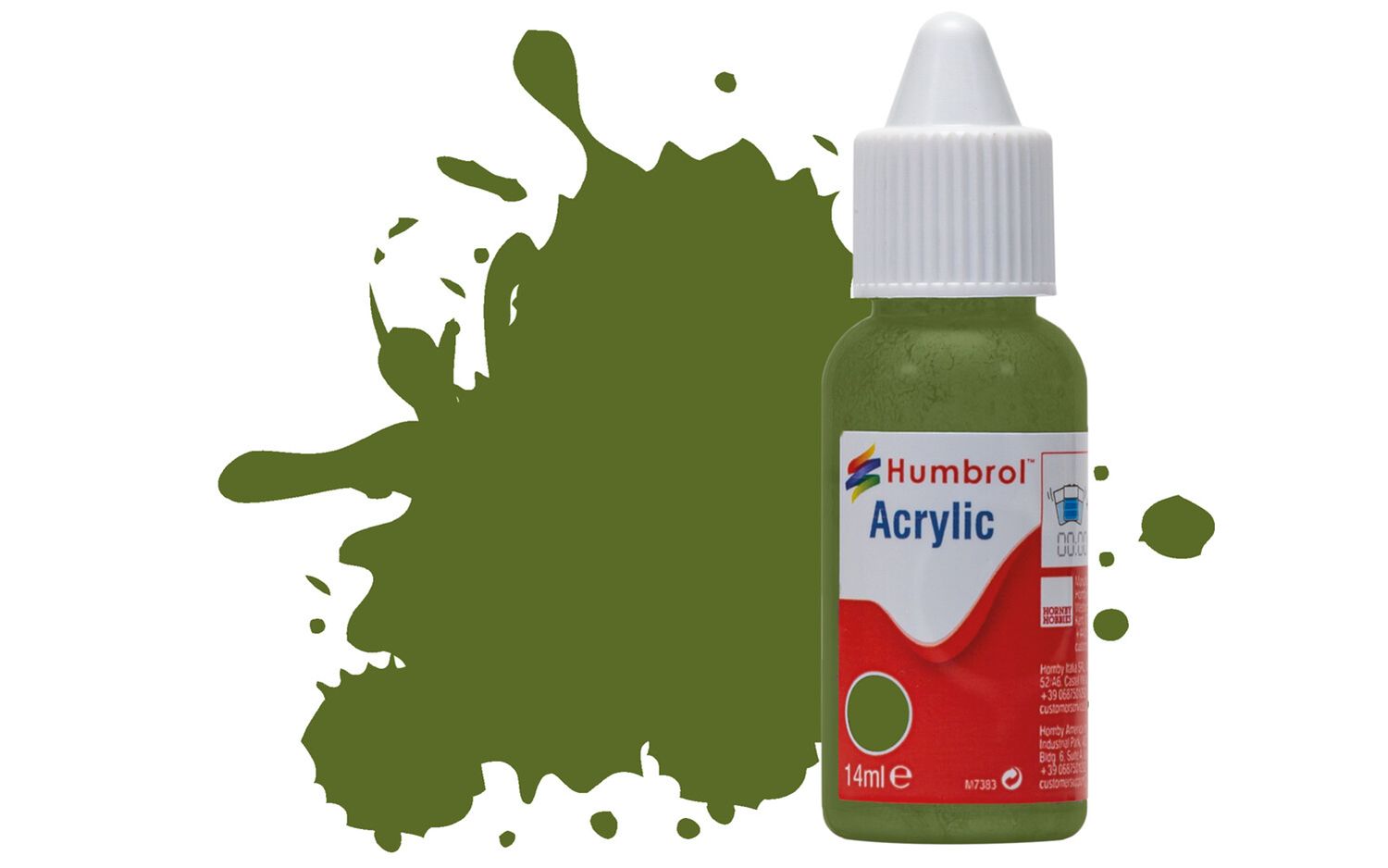 Humbrol Acrylic: 88 - Deck Green - Matt – (14ml)