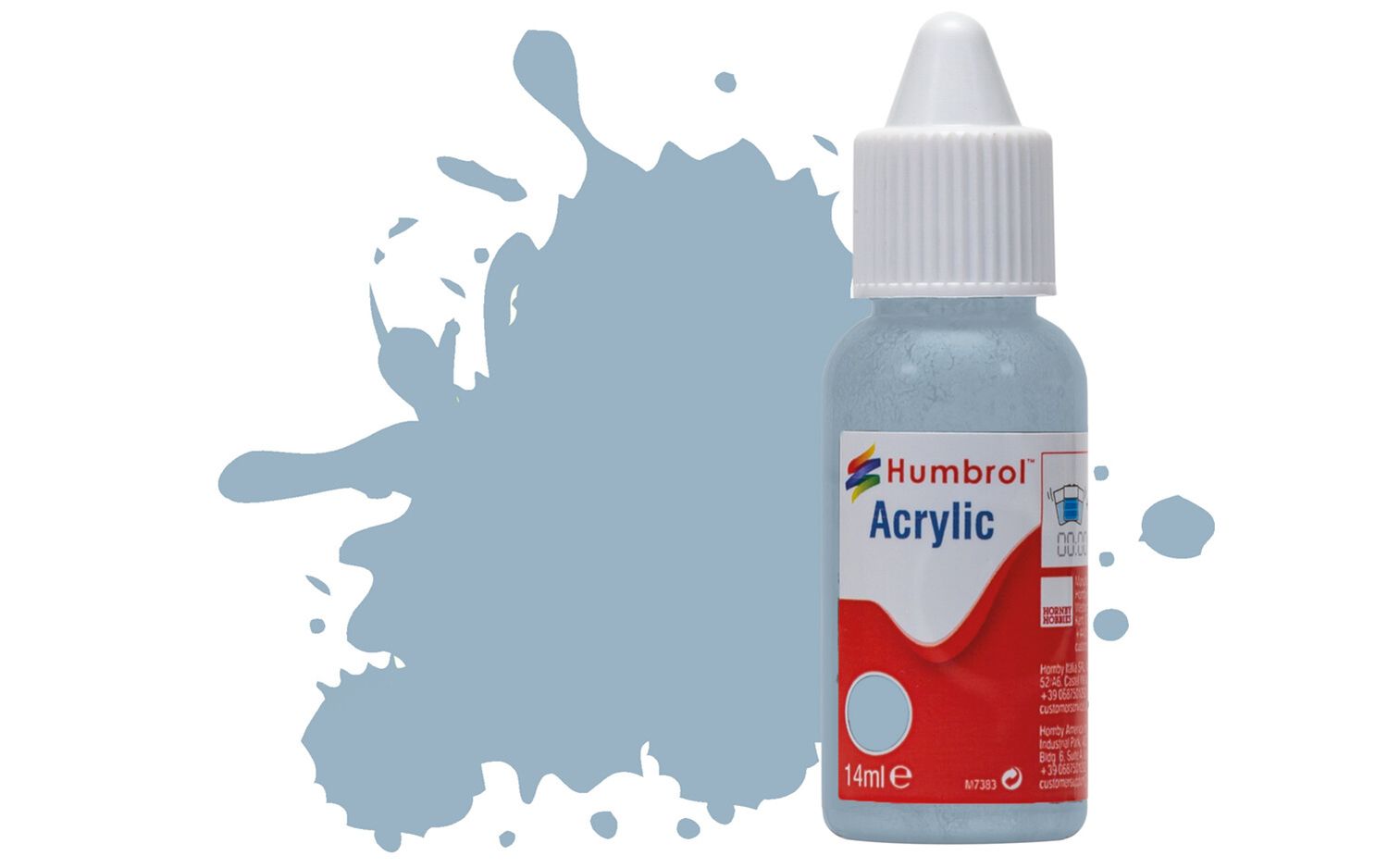 Humbrol Acrylic: 128 - US Compass Grey - Matt – (14ml)