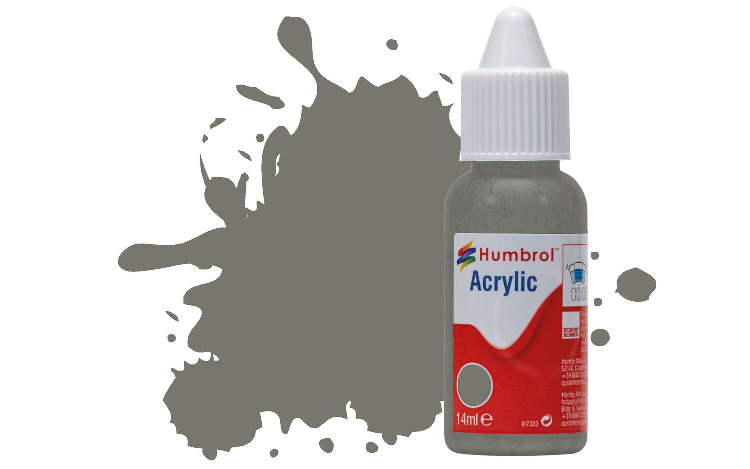Humbrol Acrylic: 224 - Dark Slate Grey - Matt – (14ml)