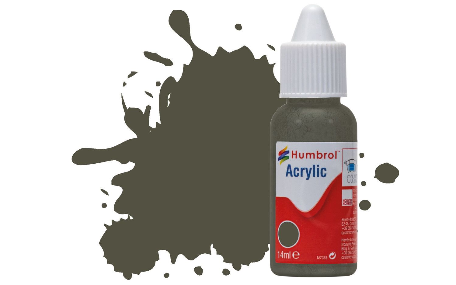 Humbrol Acrylic: 253 - RLM 83: Dunkel-Grun - Matt – (14ml)