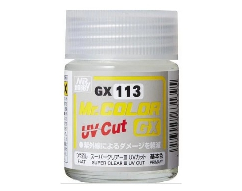 Mr.Color GX113 Super Clear III UV Cut Flat (matný)