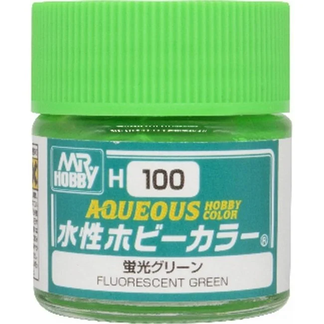 AQUEOUS HOBBY COLOR - H100 Fluorescent Green