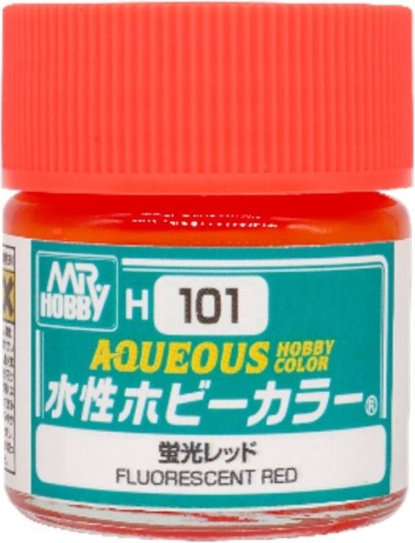 AQUEOUS HOBBY COLOR - H101 Fluorescent RED