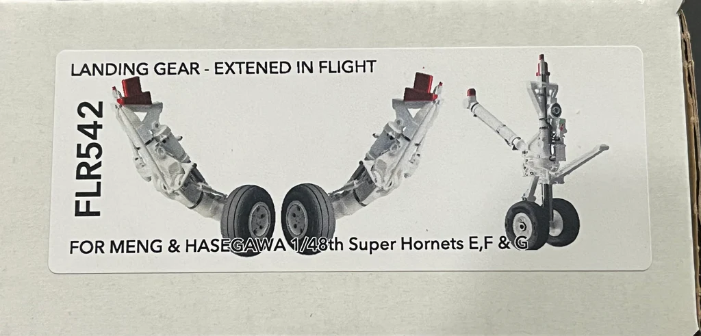 F/A-18E/F/G Super Hornet landing gear (extended in flight) (Meng, Hasegawa) 1/48