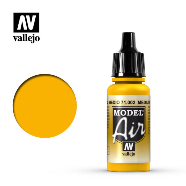 Model Air Acrylic 71.002 Medium Yellow