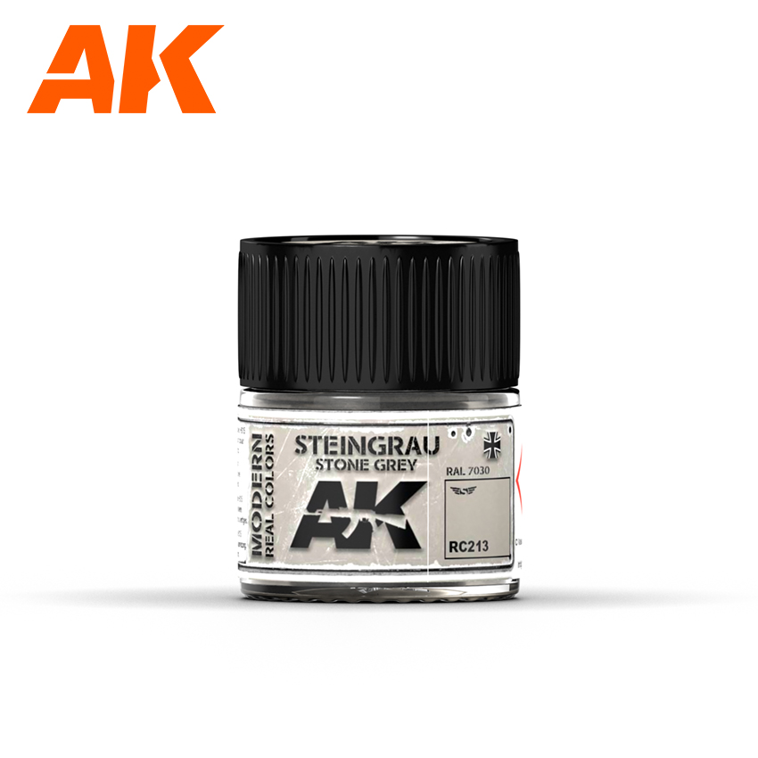 AK Real Colors RC213 Steingrau-Stone Grey RAL 7030