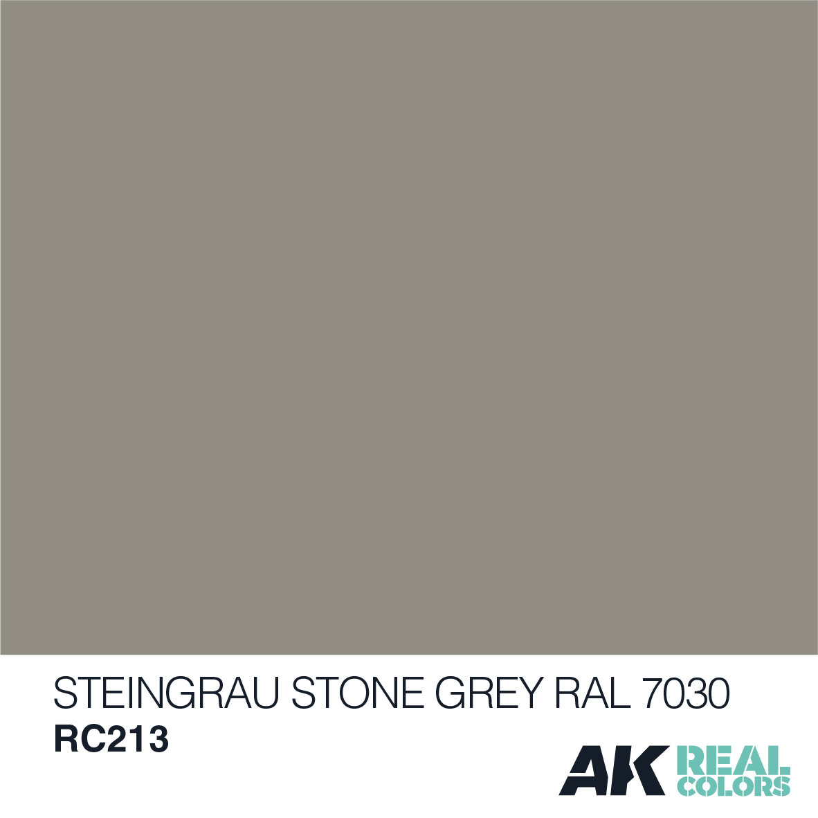 AK Real Colors RC213 Steingrau-Stone Grey RAL 7030