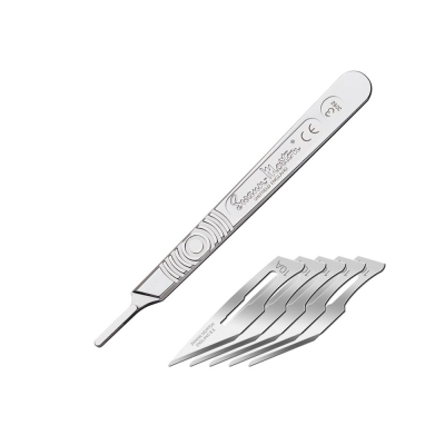 Modelcraft/SM #3 Scalpel Handle & #10A Blades x 5