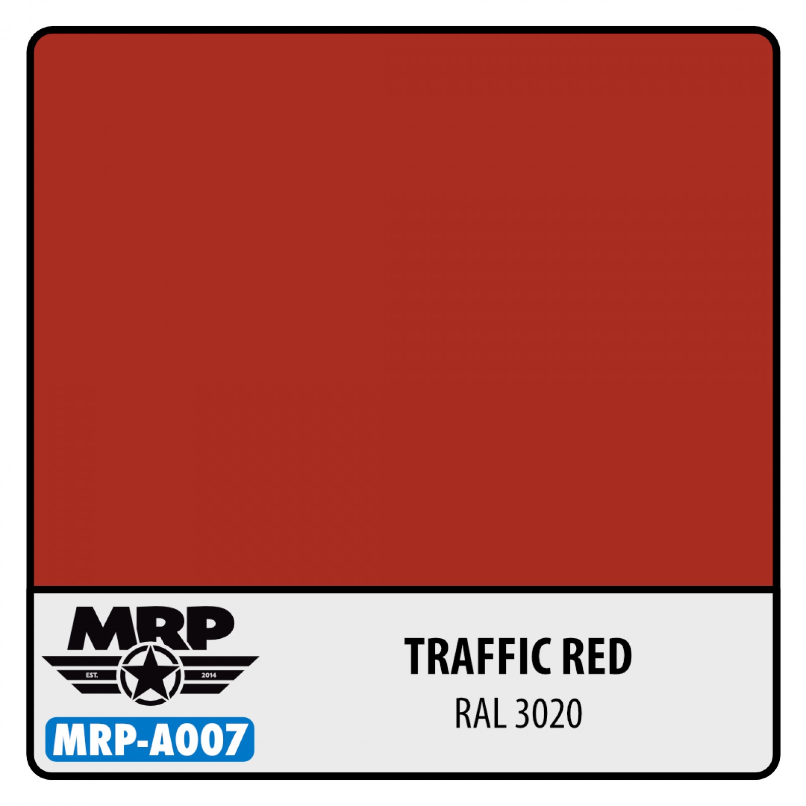 Aqua MRP-A007 Traffic Red RAL 3020