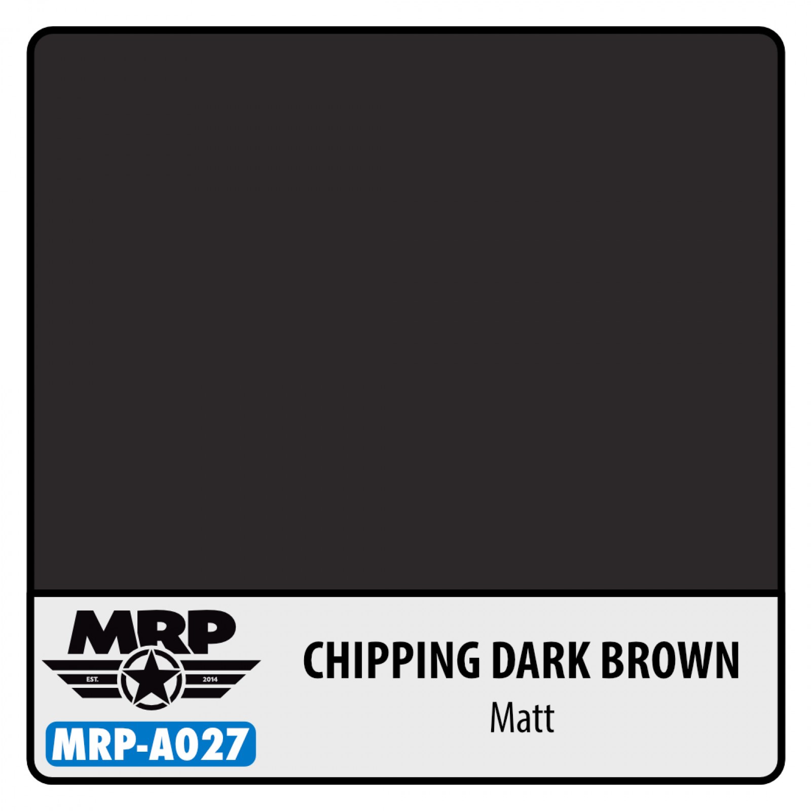Aqua MRP-A027 CHIPPING DARK BROWN MATT