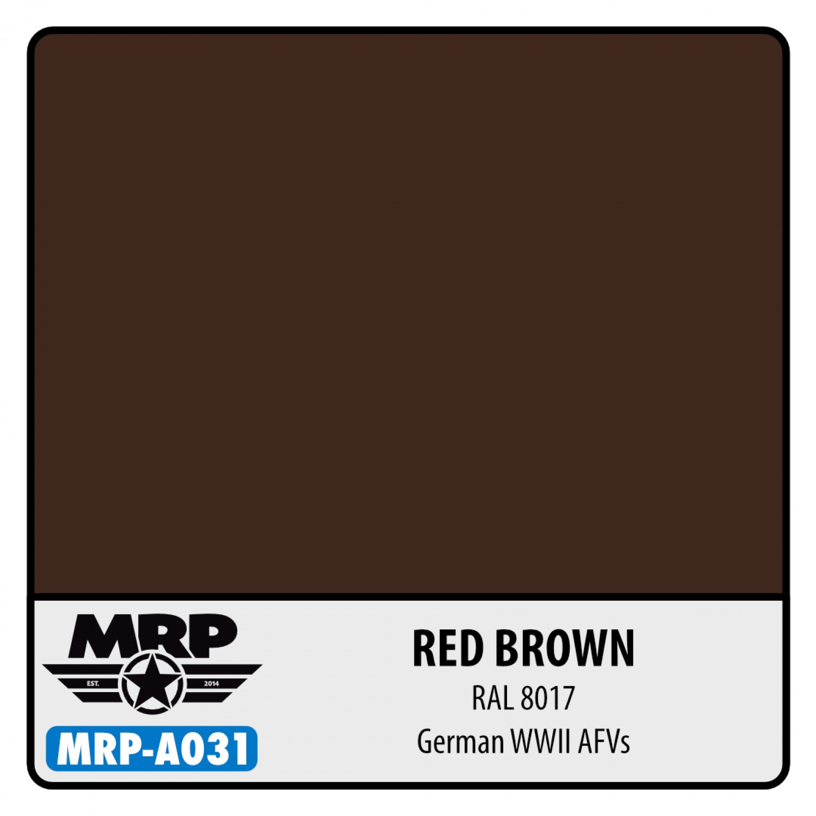 Aqua MRP-A031 RED BROWN RAL 8017