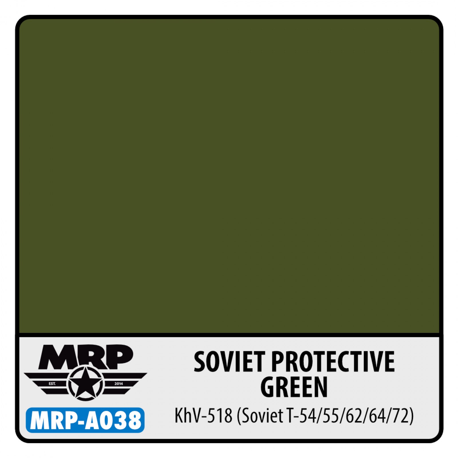 Aqua MRP-A038 SOVIET PROTECTIVE GREEN KhV-518