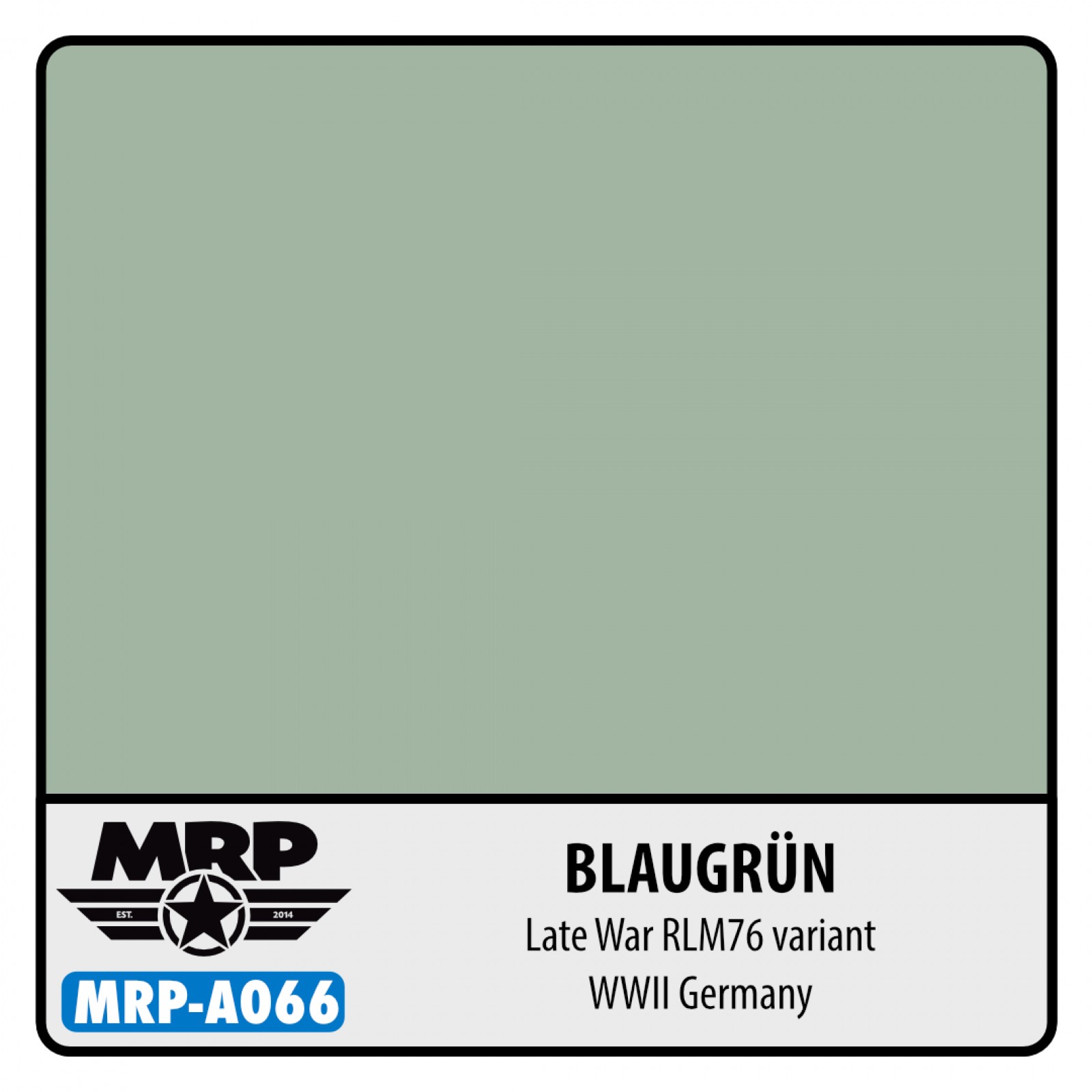 Aqua MRP-A066 RLM 76 variant LATE WAR wwII