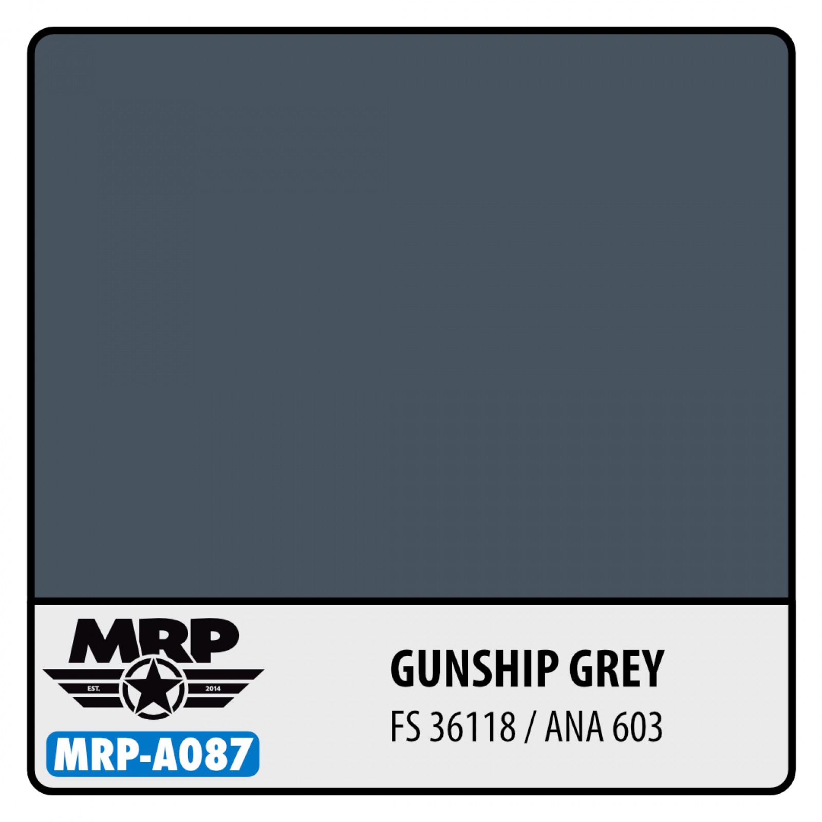 Aqua MRP-A087 GUNSHIP GREY FS36118